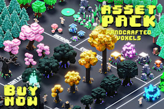 create voxel modeling assets