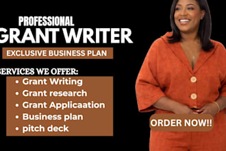 do small business or non profit grant writing and apply for grant