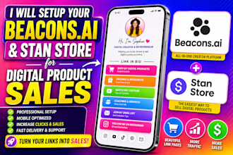 setup your beaonsai and stanstore for digital product sales