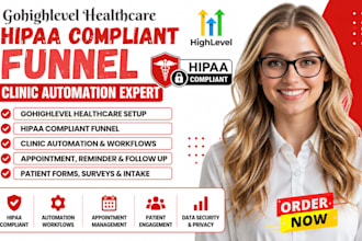 gohighlevel healthcare gohighlevel hipaa compliant funnel ghl clinic automation