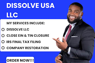 dissolve llc handle llc dissolution close ein us llc registration reinstatement