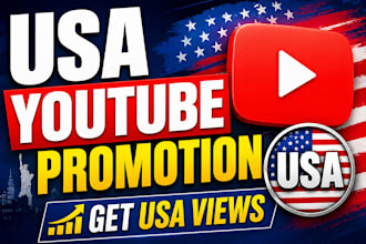 do youtube video promotion in USA to grow your views, channel promo to grow subs