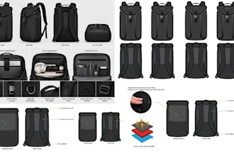 design bag handbag backpack wallets duffle bag tech packs for manufacturing