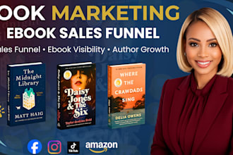 ebook promotion, book marketing sales funnel, amazon promotion, ebook publishing