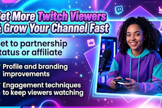 setup ads campaign to promote twitch channel promotion to gain partner