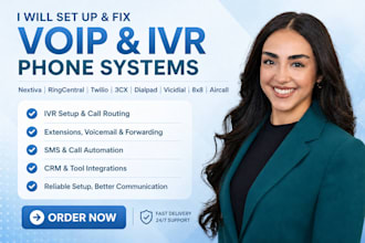 fix voip IVR nextiva ringcentral twilio 3cx dialpad vicidial 8x8 aircall