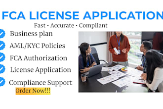 prepare and submit your UK fca regulatory license application