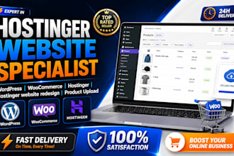 hostinger wordpress design hostinger website redesign hostinger woocommerce