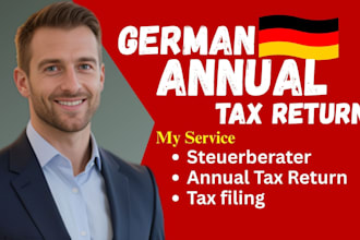 prepare german annual tax return, steuerberater, tax filing and corporate tax