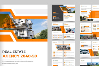 design real estate property brochure catalog sell sheet memorandum pricing guide