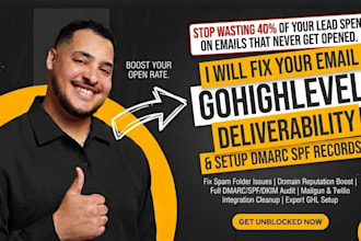 fix your gohighlevel email deliverability and setup dmarc spf records