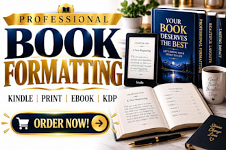 do book formatter, typesetter and book interior layout designer, book formatting