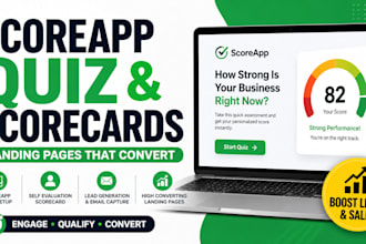 create scoreapp quiz  scorecards landing pages  self evaluation scorecard quiz