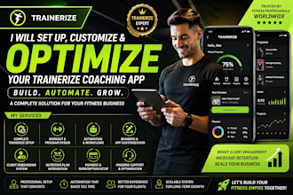professionally optimize and scale your trainerize coaching app for business grow