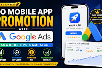 do mobile app promotion with google ads adwords PPC campaign