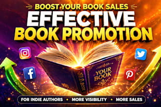 do effective book promotion for indie authors