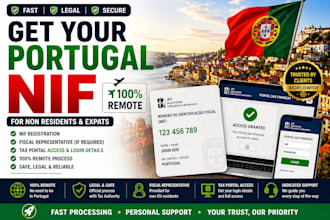 get your portugal nif number fast with tax portal access for non residents