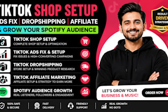 create tiktok shop and winning product for dropshipping