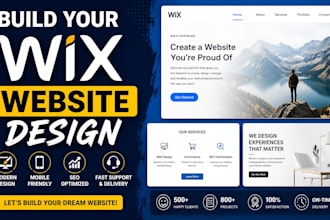 design and redesign wix websites to give your business a modern and profe