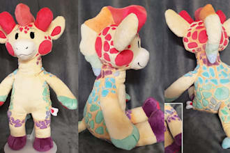 create handmade soft custom plush toy stuffed animals crochet plushie kawaii