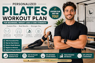 create a personalized pilates workout plan for weight loss and core strength