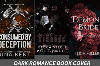 design dark romance book cover ebook paperback amazon kdp