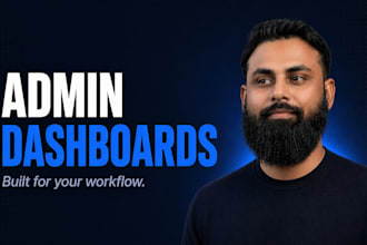 build custom website with admin dashboard and analytics