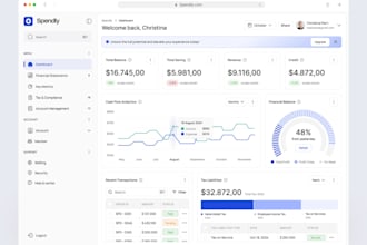 build custom website with admin dashboard and analytics