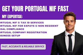 professionally handle your portugal nif for expats and non residents