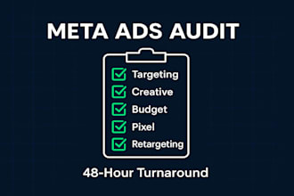 audit your meta ads and facebook lead gen campaign in 48 hours