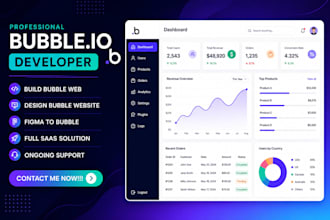 do bubble developer bubble mvp, ai saas app, crm, bubble website ai automation