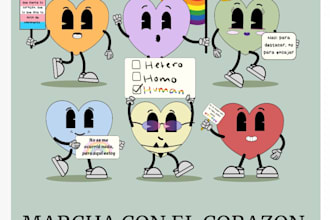 cartoon illustration design or posters in this style