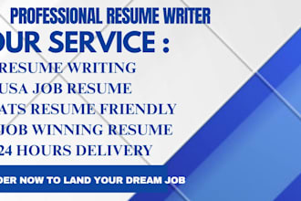 write ats resume for USA jobs that gets more interviews