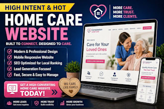 home care website home care healthcare website home care logo medical website
