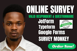 conduct 2000 online survey, fill online survey questionnaire, market research
