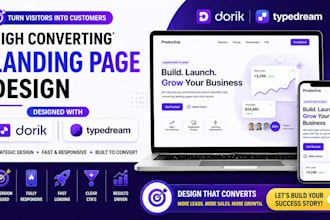 design high converting landing page carrd umso dorik typedream ecommerce website