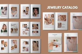 design printable fashion product catalog, jewelry apparel linesheet, catalogue