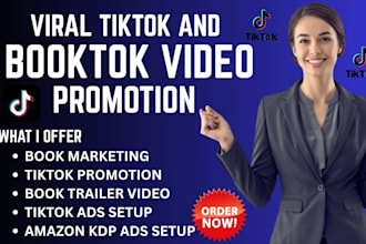 do viral booktok video book promotion rank amazon kdp promotion booktok ads