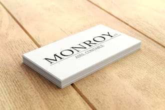 design modern minimalist bussines cards