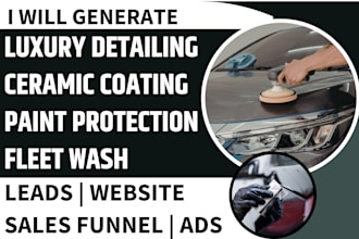generate luxury detailing ceramic coating paint protection fleet wash leads