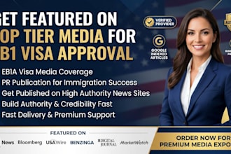 write and publish eb1 media article uscis eb1 visa o1 visa on major media outlet