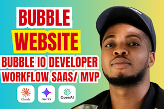 build bubble io website bubble web app bubble saas mvp bubble website developer