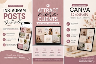 design instagram post that attract clients