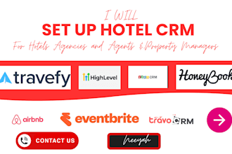 set up hotel crm gohighlevel crm automation rezdy hubspot crm hotel bookings