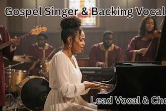 produce original gospel song, gospel choir and rich harmonies