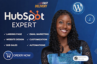 integrate and automate hubspot crm, and email design