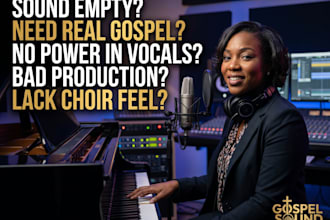 modern gospel production male gospel singer worship vocalist choir songwriter