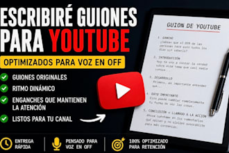 guiones virales para vídeos de youtube listos para voz en off
