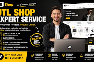 design jtl shop wawi shopware 6 landing page developer ecommerce or fix bugs