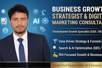 be your digital marketing strategist and business growth consultant